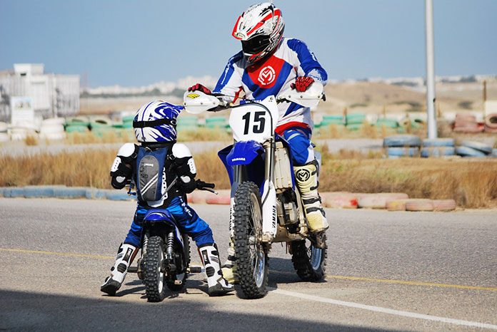Kask motocyklowy dla dziecka