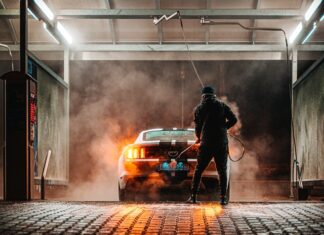 bezdotykowa myjnia samochodowa